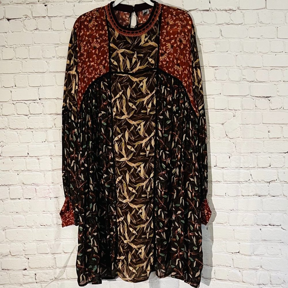 Anthropologie bl^nk London Mini Dress- Plus Size, EUC